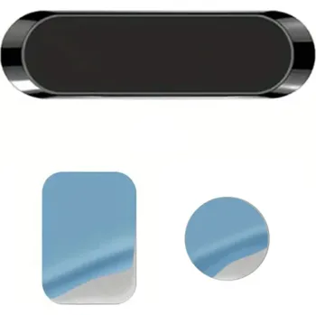 Kovový magnetický držák na telefon Samolepicí úchyt na zeď nebo desku 2 magnetické samolepky Mobilní příslušenství Domácnost