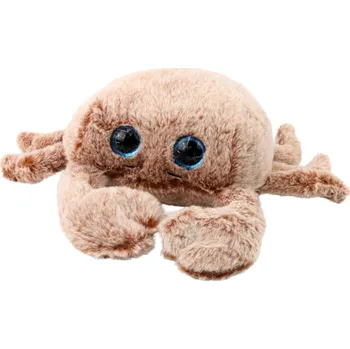 plyšák LEAN Toys Plyšový maskot mazlivý krab béžový 26 cm