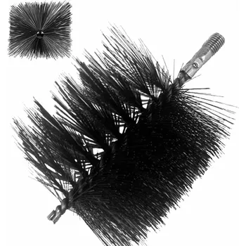 Komínová štětka Libros Kartáč rour.hran. 200x200 M12 0,4mm 15608