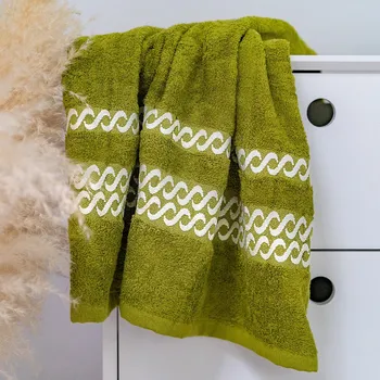 Bambusová osuška Stanex - VALENCIA 70 x 140 ZELENÁ