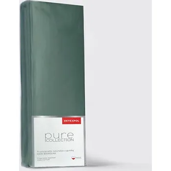 Prostěradlo Detexpol Saténové napínací prostěradlo Pure Collection olivová 160X200 ZG 160x200