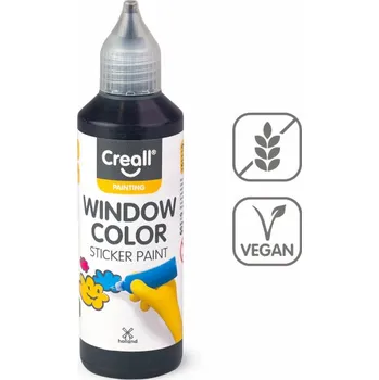 Speciální výtvarná barva Barva na sklo Window 80 ml, černá