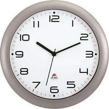 Hodiny Hodiny nástěnné ALBA 30 cm, stříbrné