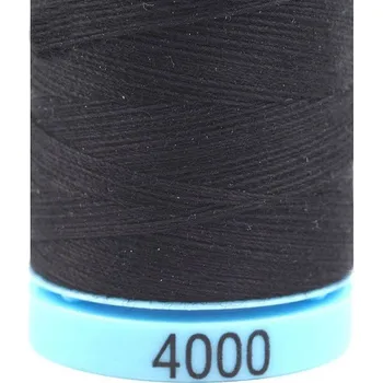 Nit Bavlněné nitě 400 m Etiketní č.50 Triana Amann Varianta: 4000 Black, Balení: 5 ks