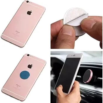 20 ks kulaté magnetické samolepky 30 mm pro mobilní telefon Samolepicí plíšky pro uchycení telefonu na magnetický držák v autě