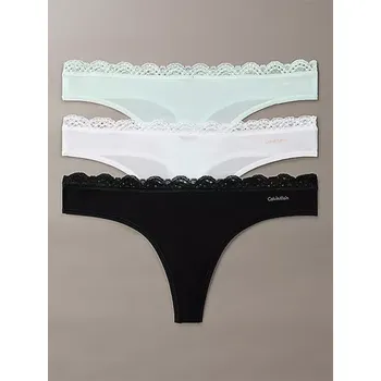 Kalhotky Dámská tanga Calvin Klein 3 pack QD5300/WAT