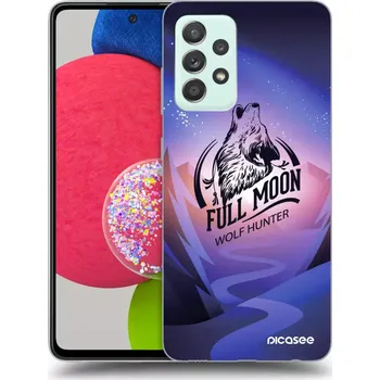 Pouzdro na mobilní telefon Picasee silikonový průhledný obal pro Samsung Galaxy A73 5G - Vlk