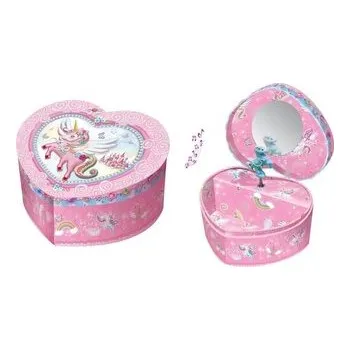 Hudební nástroj pro děti Pozytywka w kształcie serca jednorożec