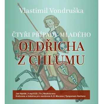 CD Čtyři případy mladého Oldřicha z Chlumu - audiokniha - Vlastimil Vondruška