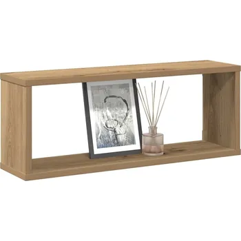 Nábytek vidaXL Nástěnné obdélníkové police 6 ks 60x15x23 cm kompozit [807141] Barva: dub artisan