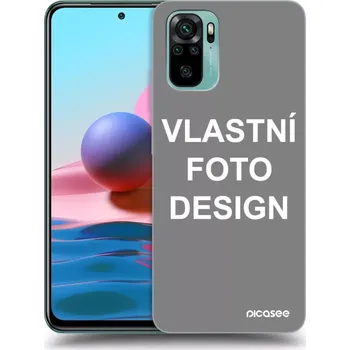 Pouzdro na mobilní telefon Picasee silikonový průhledný obal pro Xiaomi Redmi Note 10 - Vlastní fotka/motiv