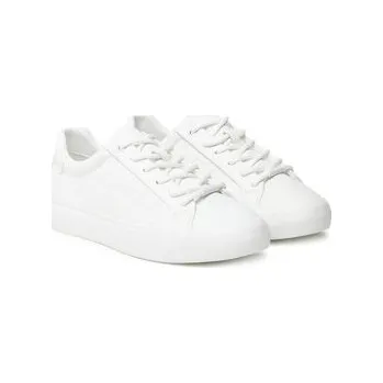 Dámská obuv Sneakersy Calvin Klein Vulc Lace Up Mono Pu HW0HW02573 Bílá 41