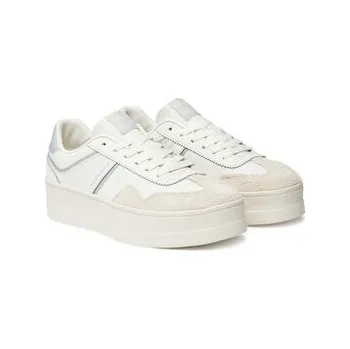 Dámská obuv Sneakersy Tommy Jeans The Greenwich Flatform EN0EN02807 Bílá 37