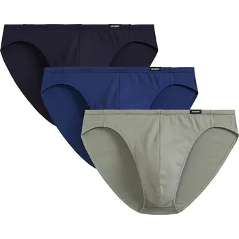 Pánské spodní prádlo Pánské slipy Atlantic námořnická modř-khaki - 3 ks, námořnická modř-khaki M i384_15163891