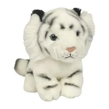 plyšák Tygrys biały siedzący 19cm