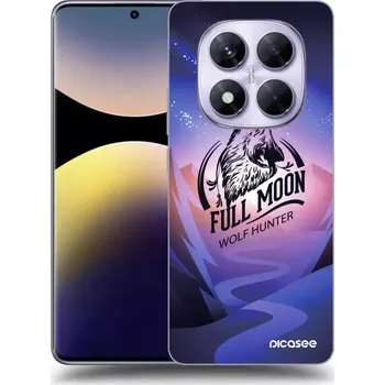 Pouzdro na mobilní telefon Picasee silikonový průhledný obal pro Xiaomi Redmi Note 14 Pro 5G - Vlk