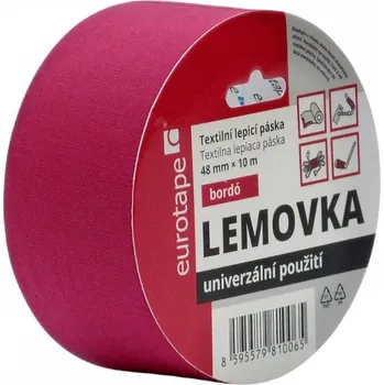 Lepicí páska Kobercová lemovka 48mm x 10m, bordó