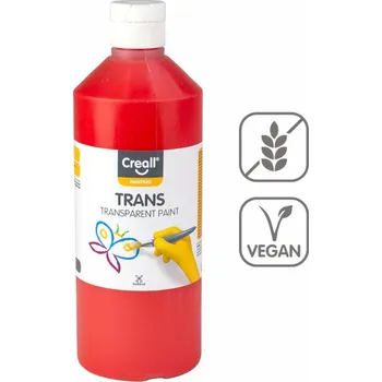Speciální výtvarná barva Barva na sklo Trans 500 ml, červená