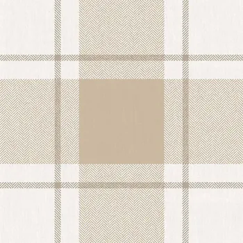 Tapeta Parato by Cristiana Masi Vliesová tapeta na zeď, béžová, imitace látky, 38402, Top Stripes, Parato by Cristiana Masi, velikost 10,05 x 0,53 m