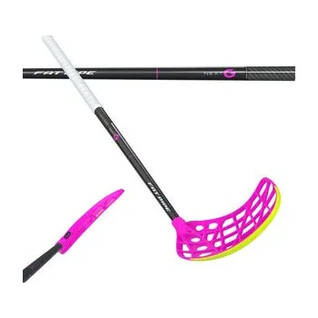 Florbalová hůl Fat Pipe NEXT-G 29 CTRL SLICKS FH2 Florbalová hůl bílá / černá / růžová, Pravá (pravá ruka dole), 101cm (=111cm)