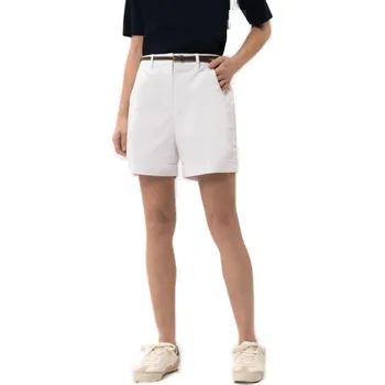 Dámské legíny Dámské kraťasy VOLCANO-AGO-100-WHITE Bílá M