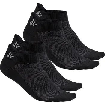 Dámské ponožky Craft 1905043 Shaftless 2-pack černá 43 - 45