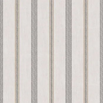 Tapeta Parato by Cristiana Masi Vliesová tapeta na zeď, šedo-černá, imitace látky, pruhy, 38429, Top Stripes, Parato by Cristiana Masi, velikost 10,05 x 0,53 m