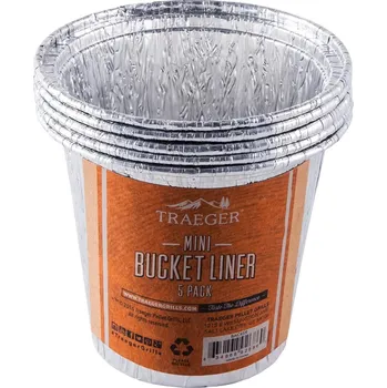 Zahradní gril Doplněk ke grilu Traeger MINI BUCKET LINER - 5 PACK Barva: stříbrná