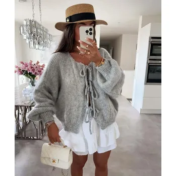 Dámský svetr Dámský svetr BF045 Barva: Šedá, Velikost: M