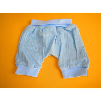 Arex, ČR Lehoučké kojenecké kraťasy s manžetou Barva: světlemodrá, Velikost: 80