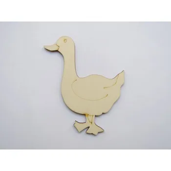 Vánoční dekorace Dřevěný výřez Husa