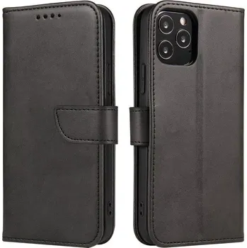Forcell Kožené flipové pouzdro Magnet Case pro Samsung Galaxy A73 , černá, 9145576246214