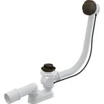 Alcadrain Sifon vanový automat komplet 100 cm, bronz-antic