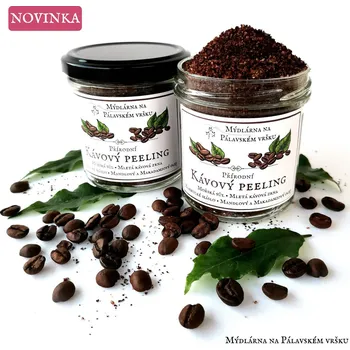 Tělový peeling Mýdlárna na Pálavském vršku Kávový peeling