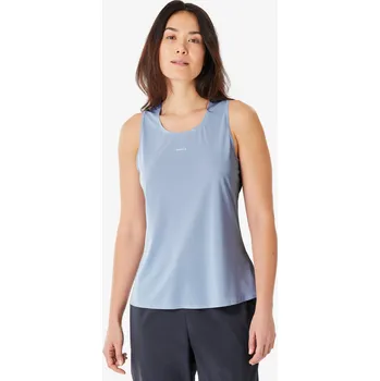 Pánské tričko QUECHUA Dámské turistické tílko MH 500 M FIALOVÁ