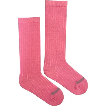 Dámské ponožky Dětské podkolenky Rebro růžové S (23-26)