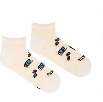 Dámské ponožky Kotníkové ponožky Káva M (39-42)