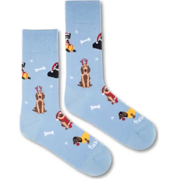 Dámské ponožky Ponožky Pes vánoční M (39-42)