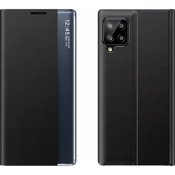 Pouzdro na mobilní telefon Forcell Flipové pouzdro Sleep View Case pro Samsung Galaxy A22 4G , černá, 9145576220276