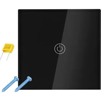 vypínač Vypínač skleněný LTC M175 jednotlačítkový