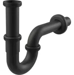 Alcadrain Sifon umyvadlový „U“ DN32 s převlečnou maticí 5/4", černá mat