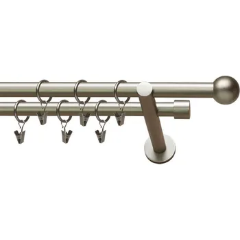 Silver dvoutyč komplet-KOULE Barva: zlatá antik, Délka: 200 cm