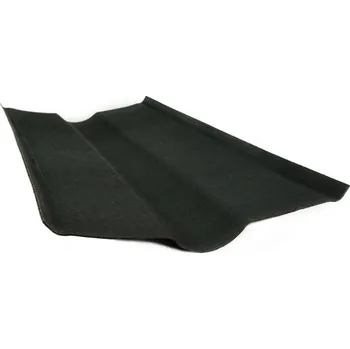 Střecha Úžlabí asfaltové Onduline černé 485×1 000 mm