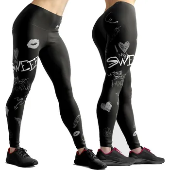 Dámské legíny Dámské funkční legíny SWPT137 GRAFITY