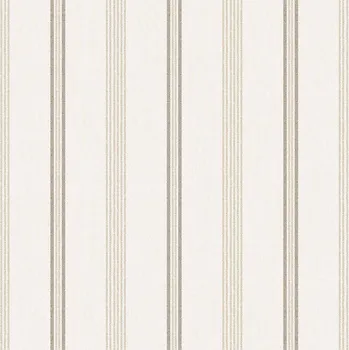 Tapeta Parato by Cristiana Masi Vliesová tapeta na zeď, šedo-béžová, imitace látky, pruhy, 38426, Top Stripes, Parato by Cristiana Masi, velikost 10,05 x 0,53 m