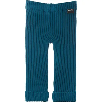 Dětské pletené legíny Fusakle MERINO tmavě modré 122/128