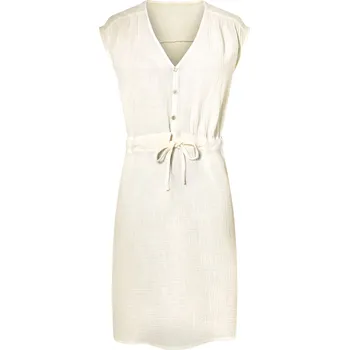 Dámské šaty esmara® Dámské mušelínové šaty, z čisté bavlny (bílá, 40)