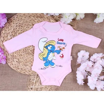 Body s dlouhým rukávem Šmoulinka 80