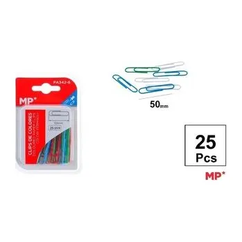 Set školních potřeb Spinacz biurowy 50mm 25szt Kolorowe