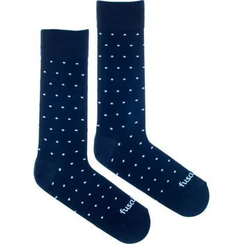 Dámské ponožky Ponožky Bambusák Modrobodkáč L (43-46)